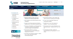 Desktop Screenshot of hs-bremen.de