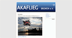 Desktop Screenshot of akaflieg.hs-bremen.de